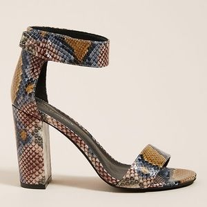 Jeffery Campbell Lindsay Snakeskin Sandal